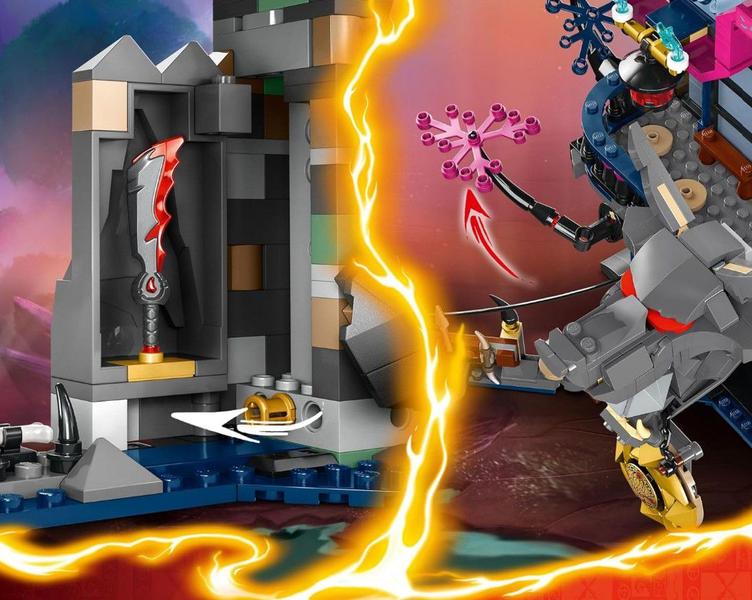 Ninjago Dojo da Sombra da Máscara do Lobo - Lego 71813 - Blocos de