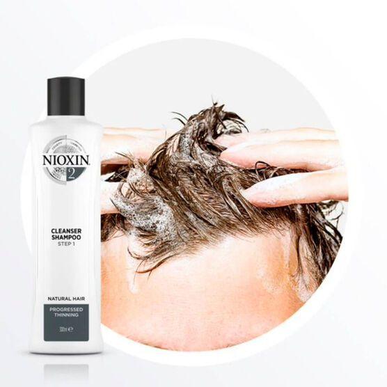 Imagem de Nioxin Shampoo 300ml SYS2 p/ cabelos com afinamento 