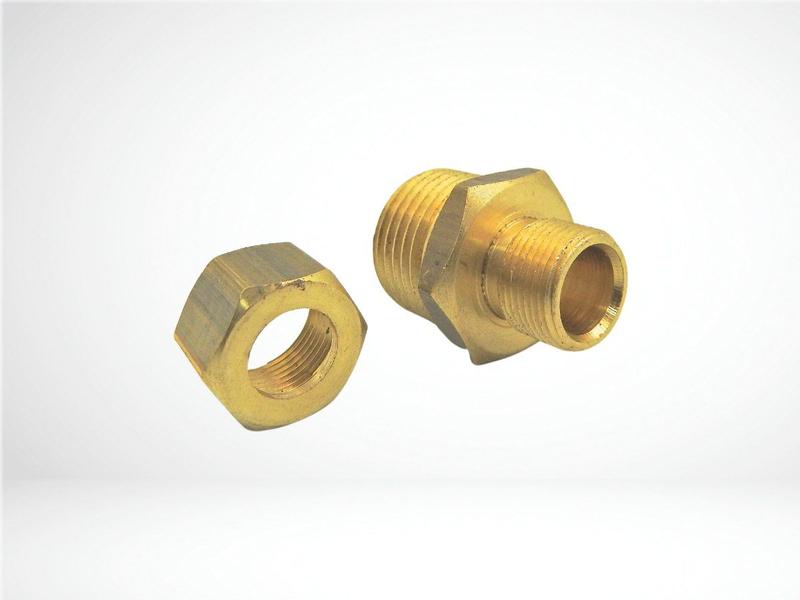 Imagem de NIPLE COM ANILHA 1/2 BSP (M) x 3/8 TC ROCO - 2105 412