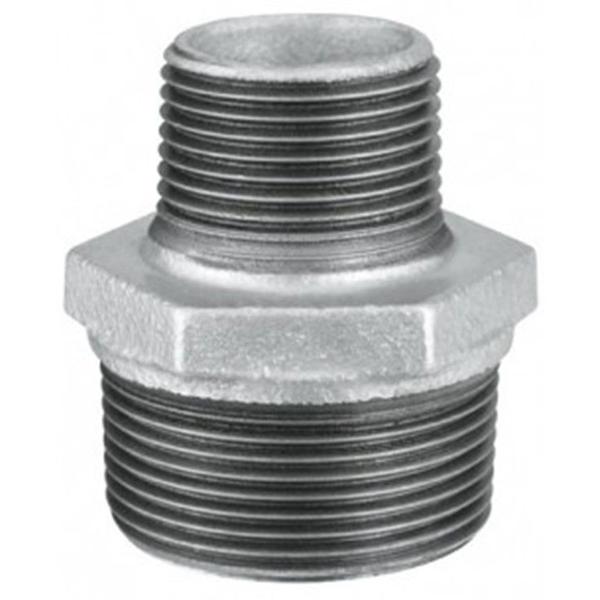 Imagem de Niple Duplo Ferro Galvanizado com Redutor 2" X 1" Tupy 1239045