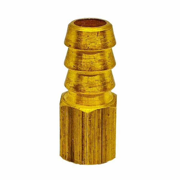 Imagem de Niple para Mangueira Latão 1/4" NPT Fêmea x 1/2" BM 