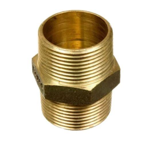 Imagem de Niple União 1.1/4" X 1.1/4" Em Metal Latão Água Quente E Gás, Emmeti