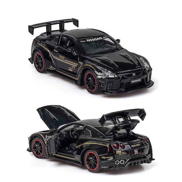 Imagem de Nissan Gtr R35 Modelo de carro com luz e porta aberta musical 