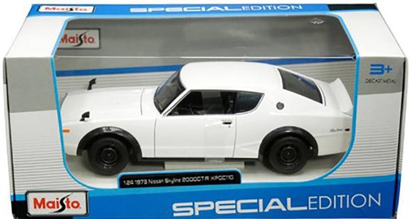 Imagem de Nissan Skyline 2000 Gt-r 1973 (KPGC110)Branco Maisto 1/24