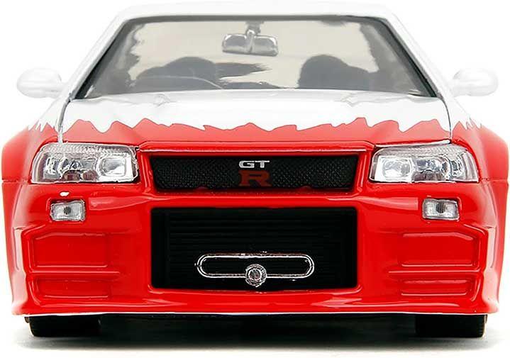 Nissan Skyline GT-R Street Fighter c/ figura Ryu Jada 1/24