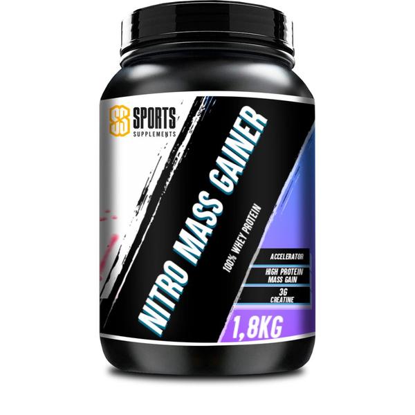 NITRO GAINER MASS 1,8kg HIPERCALÓRICO SPORTS SUPPLEMENTS Imagem de NITRO GAINER MASS 1,8kg HIPERCALÓRICO SPORTS SUPPLEMENTS