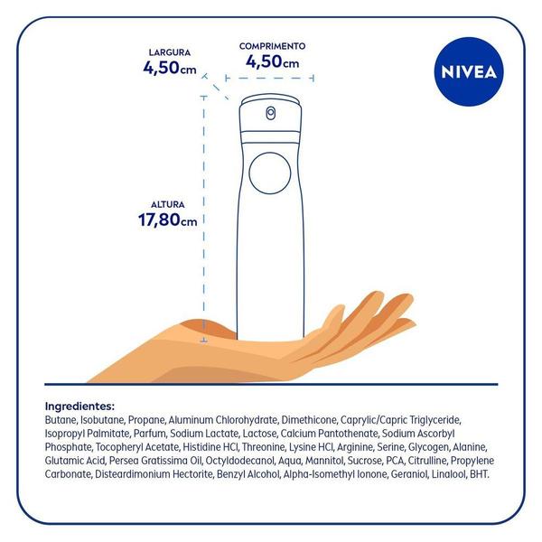 Imagem de NIVEA Desodorante Antitranspirante Aerossol Deomilk Sensitive 150ml