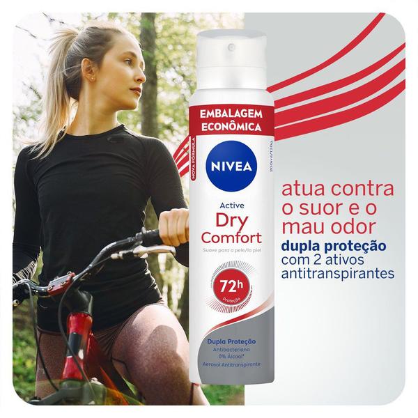 Imagem de NIVEA Desodorante Antitranspirante Aerossol Dry Comfort 200ml