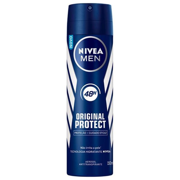 Imagem de Nivea men desodorante aerossol original protect com 150ml 