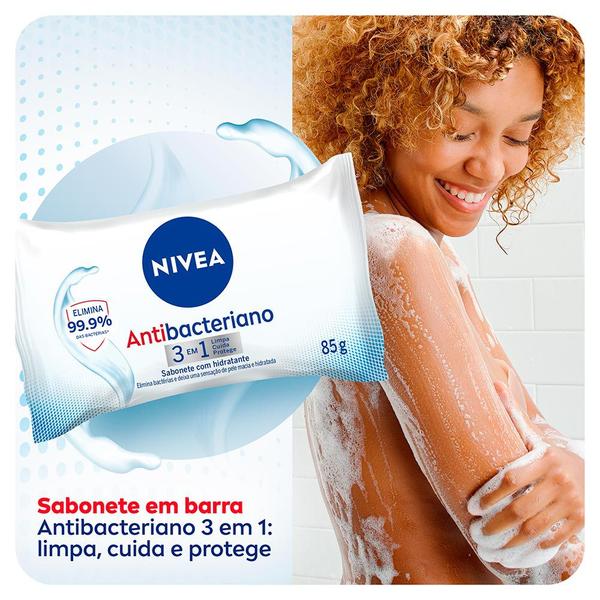 Imagem de NIVEA Sabonete Em Barra Antibacteriano 3 Em 1