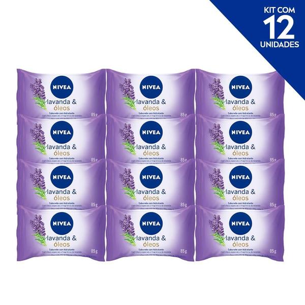 Imagem de NIVEA Sabonete Lavanda em Barra 85g - 12 unidades