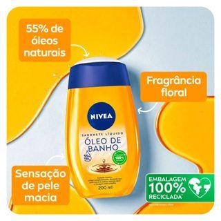 Imagem de Nivea Sabonete Líquido - Óleo De Banho 200ml