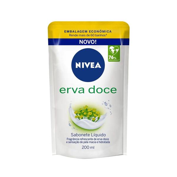 Imagem de NIVEA Sabonete Líquido Refil - Erva Doce 200ml - 6 unidades