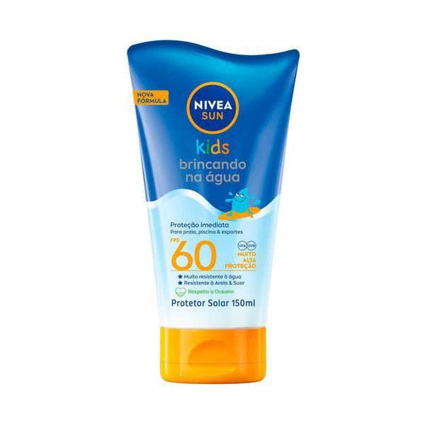 NIVEA SUN Protetor Solar Kids Brincando na Ăgua FPS 60 150ml NIVEA SUN Protetor Solar Kids Brincando na Ăgua FPS 60 150ml