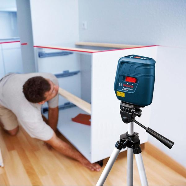 Imagem de Nível a Laser 3 Linhas Vermelha Nivelox Gll 3X Alcance 15 Mts 0601063XG0 Bosch