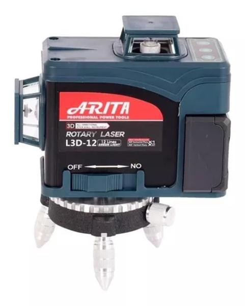 Imagem de Nível A Laser Arita 12 Linhas 360 Controle Remoto + Maleta