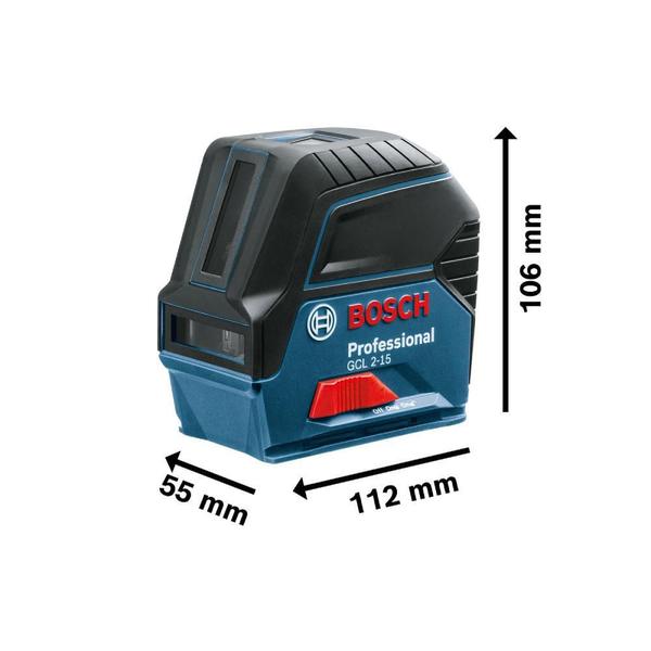 Imagem de Nivel A Laser Bosch Gcl215 15M + Acessórios