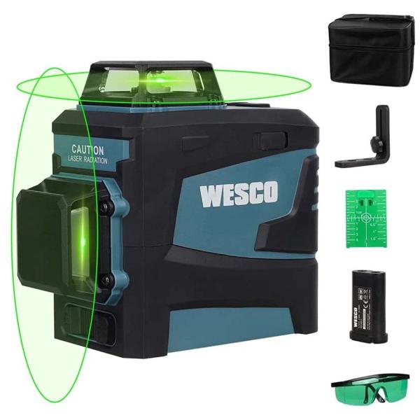 Imagem de Nível a Laser com Auto Nivelamento Profissional 3.7V Wesco