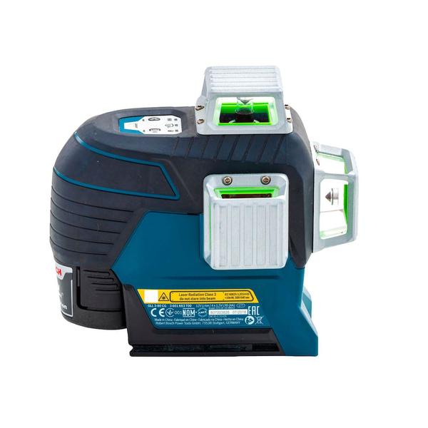 Imagem de Nível a laser de linhas verdes Bosch GLL 3-80 CG, Bluetooth, em maleta