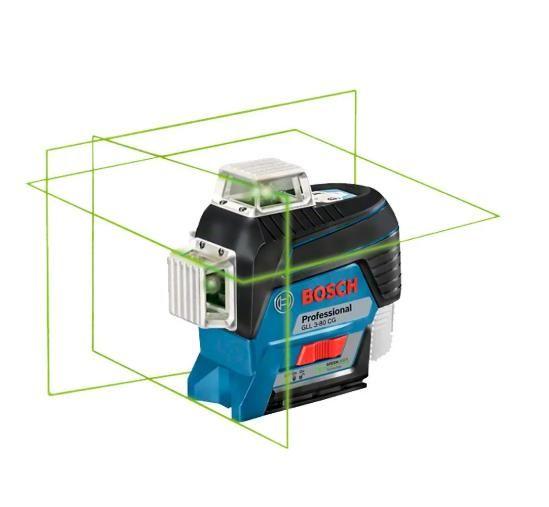 Imagem de Nivel A Laser Gll 3-80 Cg 120m Linhas Verde Com Receptor Lr7