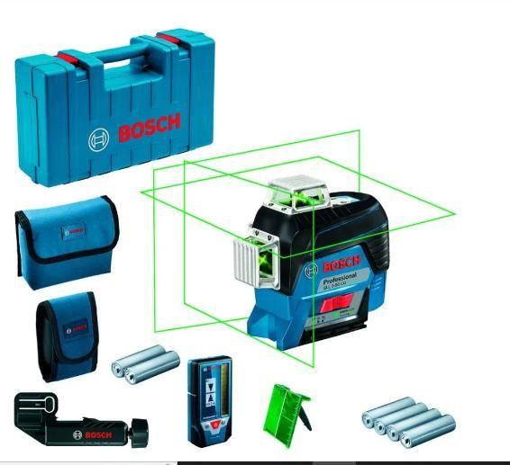 Imagem de Nivel A Laser Gll 3-80 Cg 120m Linhas Verde Com Receptor Lr7