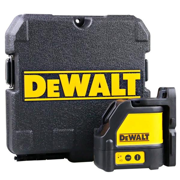 Imagem de Nível a Laser Horizontal e Vertical Vermelho com 3 Pilhas AA e Maleta - DEWALT-DW088K