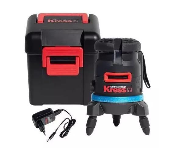 Imagem de Nível A Laser Kress Professional  Ki100s 360 5 Linhas Verdes + Tripé/óculos