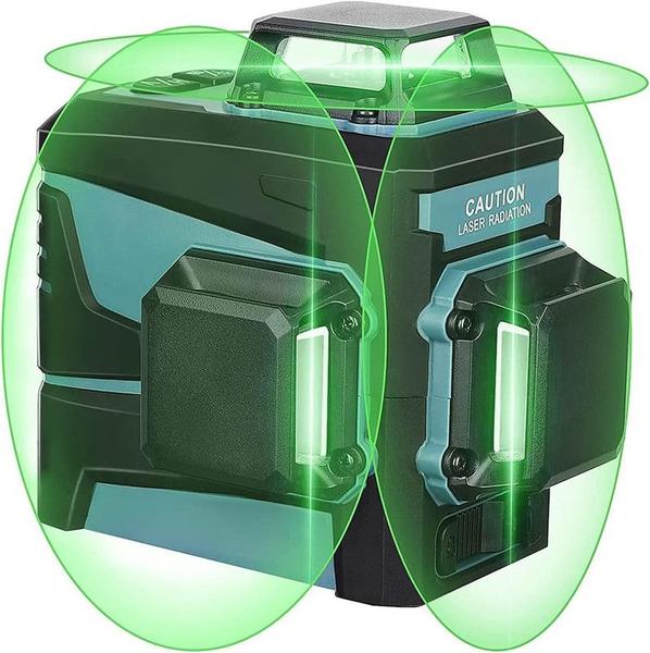 Imagem de Nivel a Laser Verde 12 linhas 360 Recarregavel Wesco WS8912K