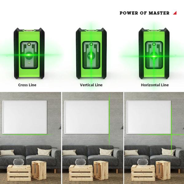 Nível A Laser Verde 2 Linhas Com Função De Alarme Kkmoon - J-One Imagem de Nível A Laser Verde 2 Linhas Com Função De Alarme Kkmoon