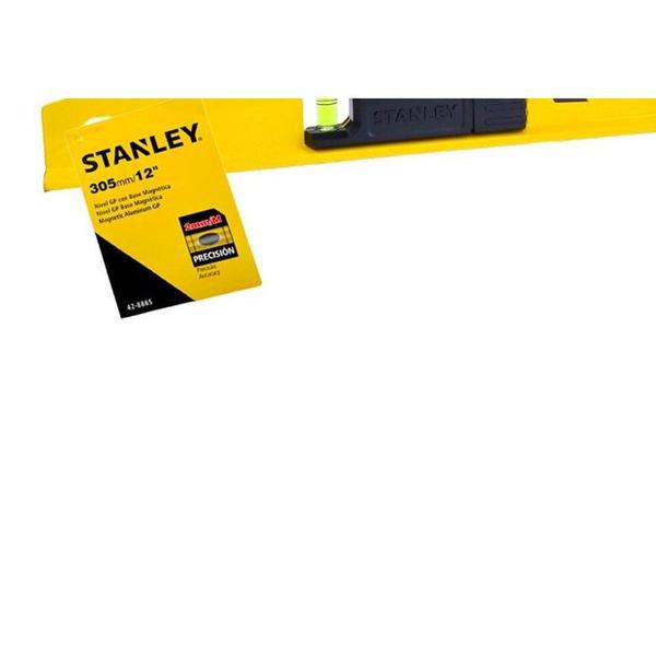 Imagem de Nivel Aluminio Stanley 12" Com Base Magnetica - 42-886S