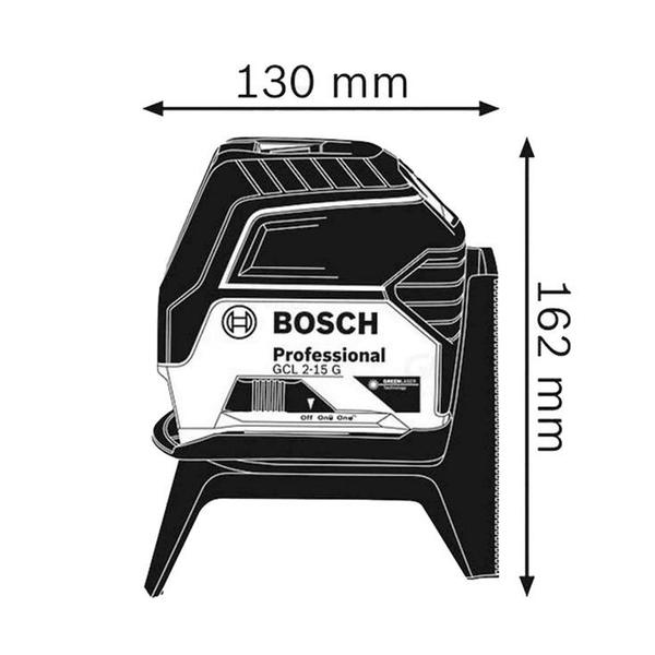 Imagem de Nivel e Esquadro Laser Bosch Gcl 215 15m + Acessórios