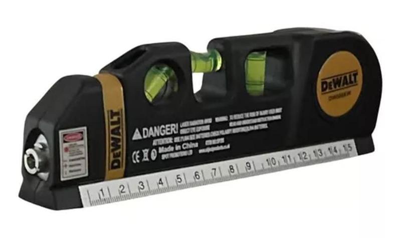 Imagem de Nível Laser 3 Linhas e Trena Régua Dewalt DW088KW