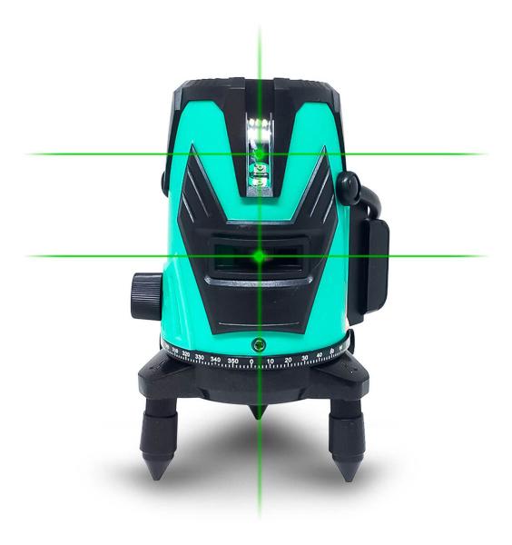 Imagem de Nível Laser 360 Verde, Alcance de 40m e Alta Precisão