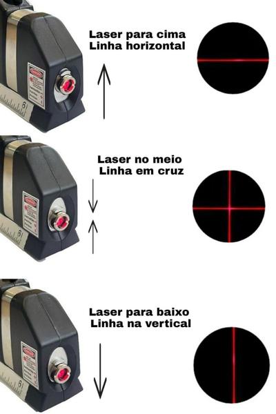 Imagem de Nível Laser Com Trena 3 Estágios Profissional - TEEM