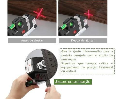 Imagem de Nivel Laser Level Pro 03 Trena Prumo 3 Pontos - Super Leve