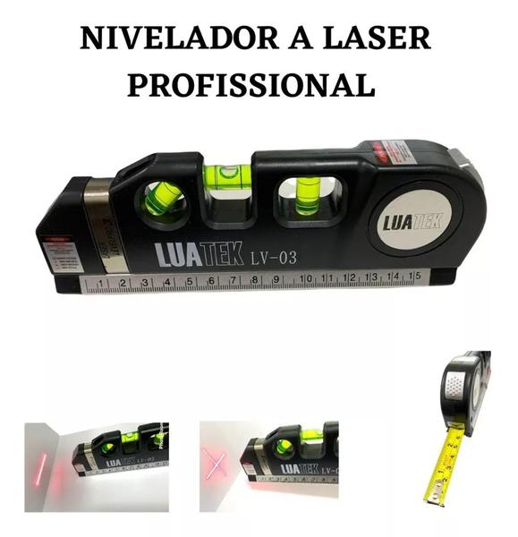 Imagem de Nível Laser Profissional Trena Level Pro 3 Estágios Nivelador