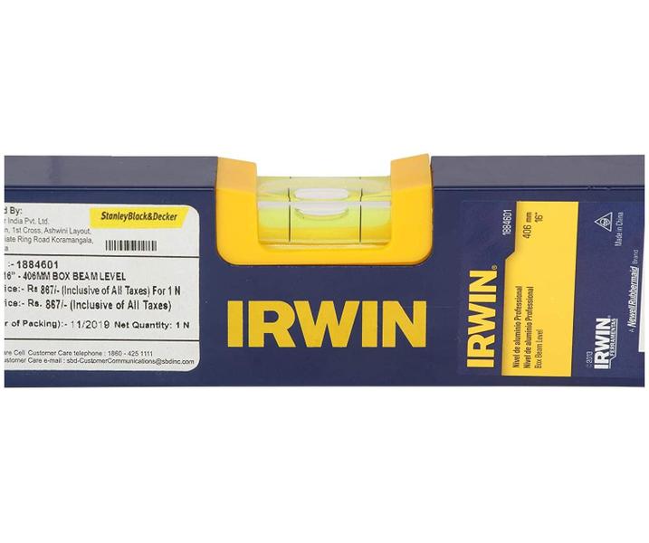 Imagem de Nível Magnético De Alumínio Profissional 16 Pol 406Mm Irwin