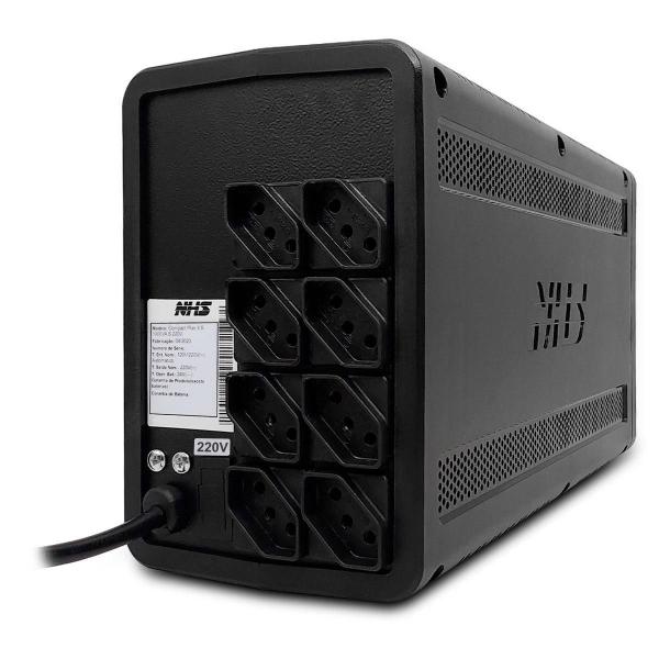 Imagem de Nobreak 1000Va NHS Compact Plus 4, Bivolt, 8 Tomadas