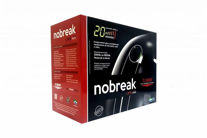 Imagem de Nobreak 600VA Bivolt 6 Tomadas UPS Mini