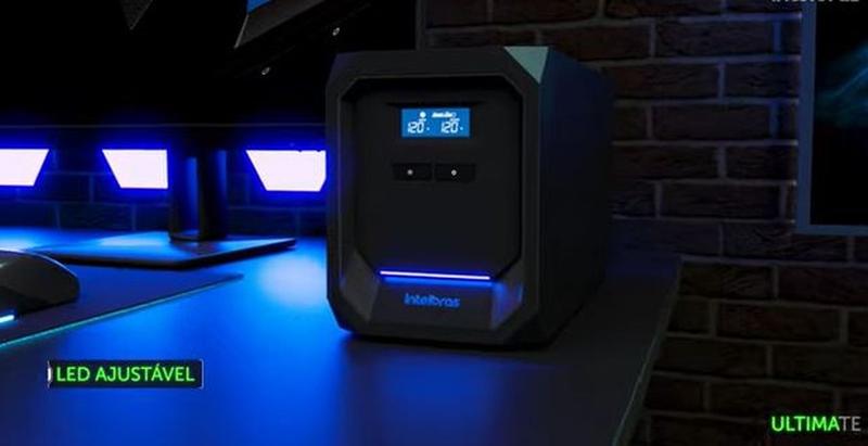 Imagem de Nobreak Gamer 1000VA Ultimate - Bivolt - Saída 120V - Senoidal - Intelbras - Preto