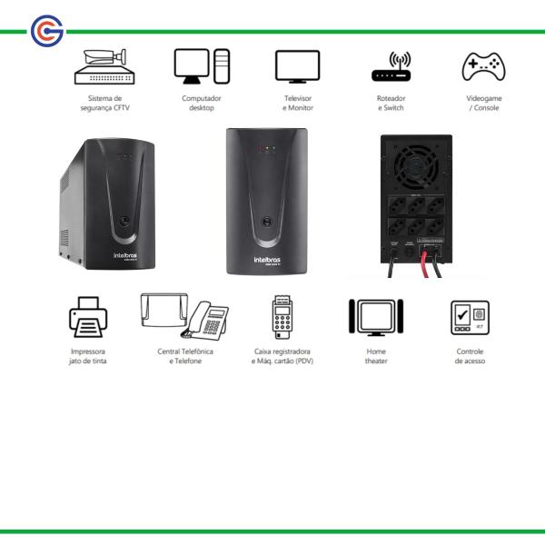 Imagem de Nobreak Interativo Xnb 720va 6 Niveis Bivolt - Intelbras