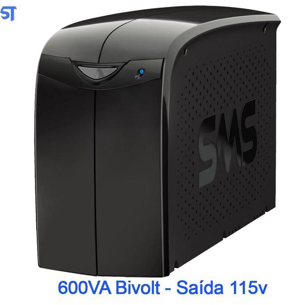 Imagem de Nobreak Sms 600Va 4 Tomadas Linnus Ups Pdv Bivolt Saída 115V