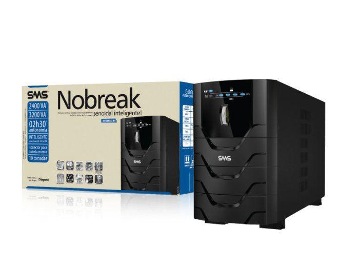 Imagem de Nobreak SMS Power Sinus Senoidal 3200VA Bivolt