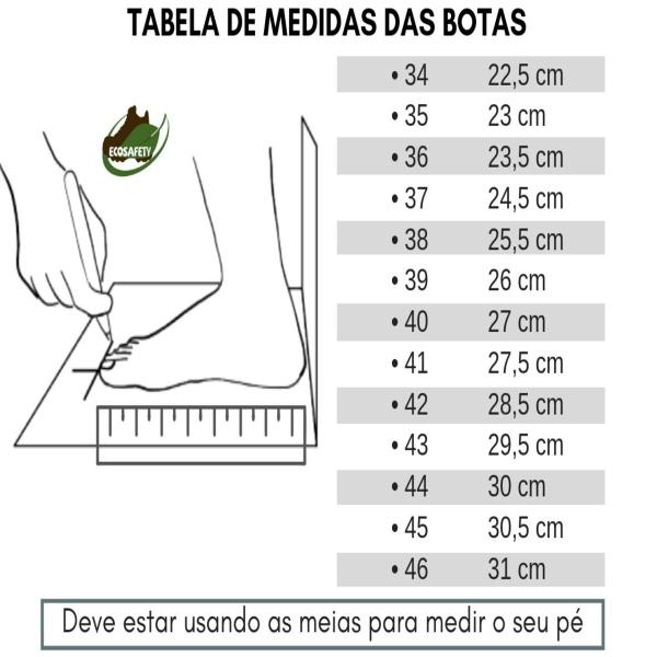 Imagem de Nobuck Bota De Segurança Em Couro Café Ecosafety PS123 Bico PVC