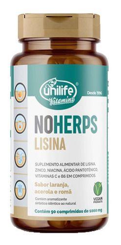 Imagem de Noherps Lisina 4 X 90 Comprimidos Unilife