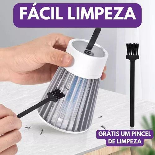 Imagem de Noite sem Perturbações: Lâmpada Mata Mosquito Portátil Recarregável Bivolt LED