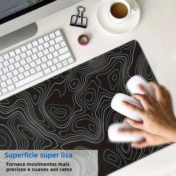 Imagem de Non-Slip Rubber Gaming Mouse Pad, grande teclado, laptop, mesa, tapete