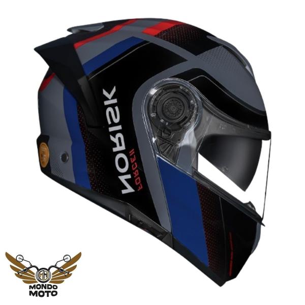 Imagem de Norisk capacete force ii kore blk/blue 60/l