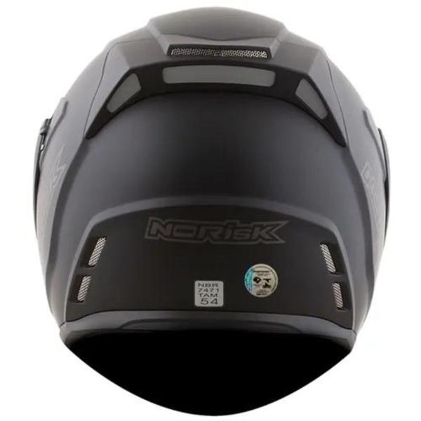 Imagem de Norisk capacete route ff345 monocolor matte black 58/m