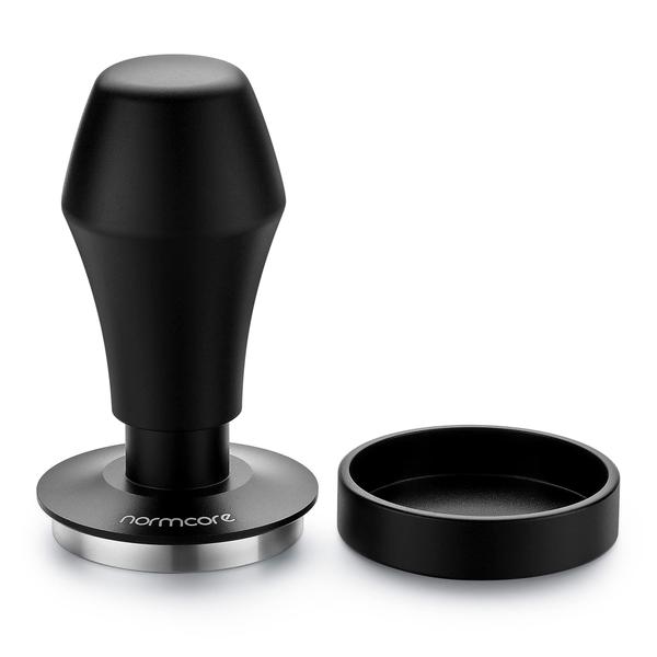 Imagem de Normcore 53.3mm Spring Loaded Tamper - Espresso Coffee Tamper com Base de Ondulação de Aço Inoxidável - Molas de Substituição de 15lb / 25lb / 30lbs - Alça e Suporte de Alumínio Anodizado